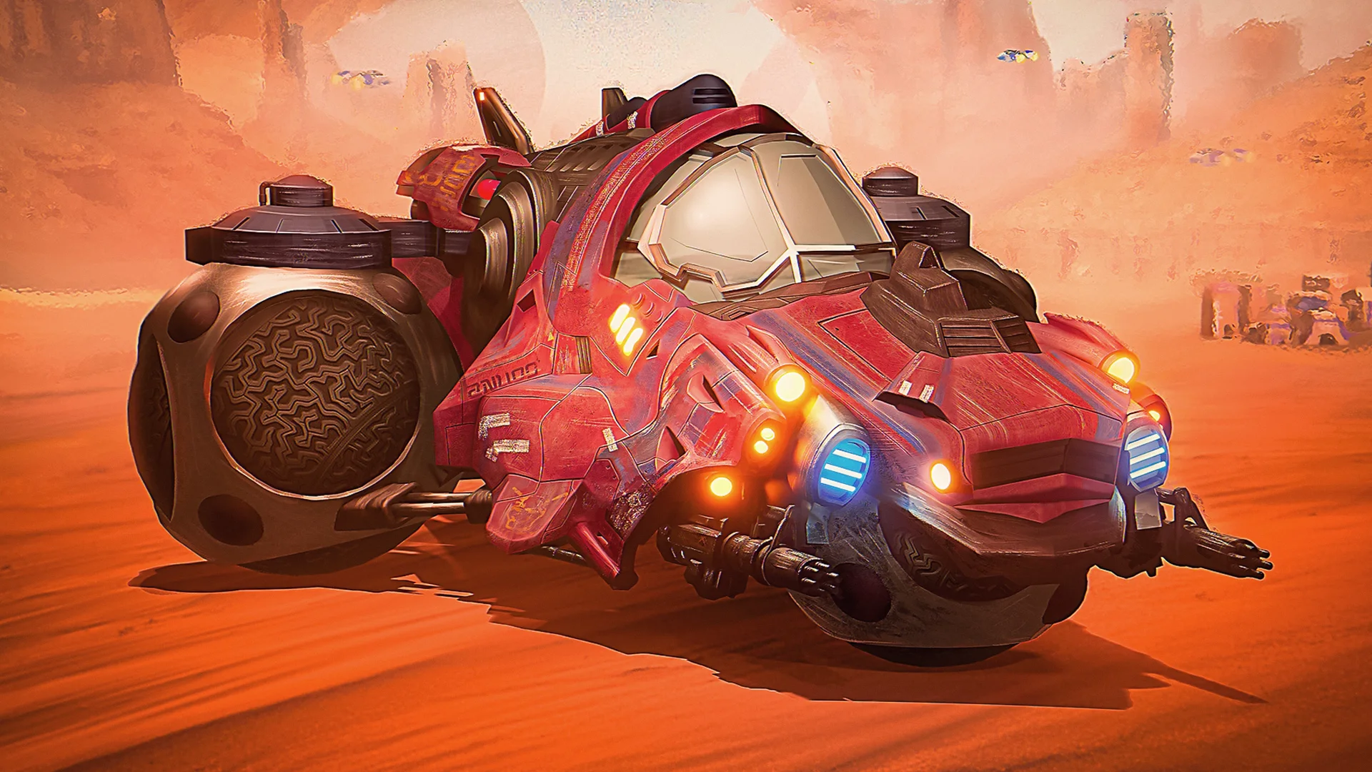 Guardians of the Galaxy inspired vehicle concept render by Glenn Campos